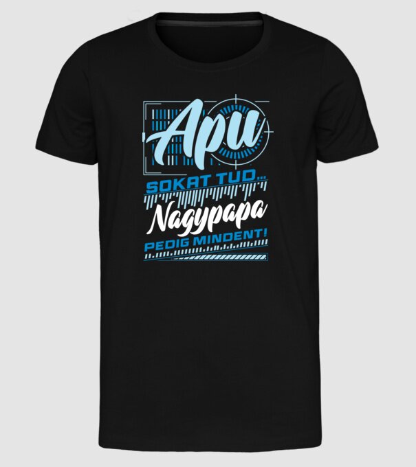  minta fekete pólón