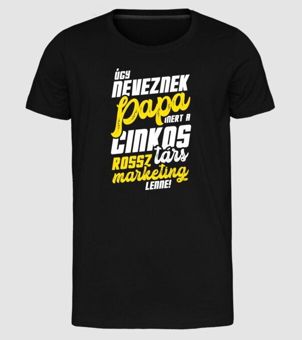  minta fekete pólón