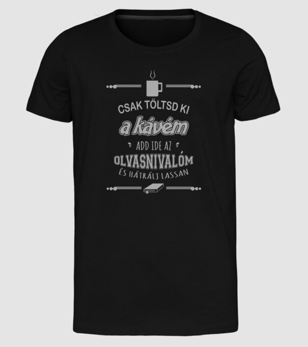  minta fekete pólón