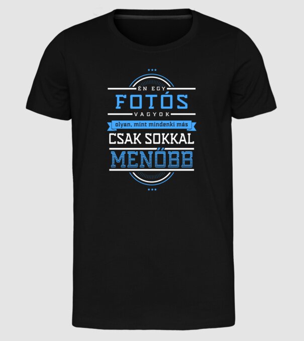  minta fekete pólón