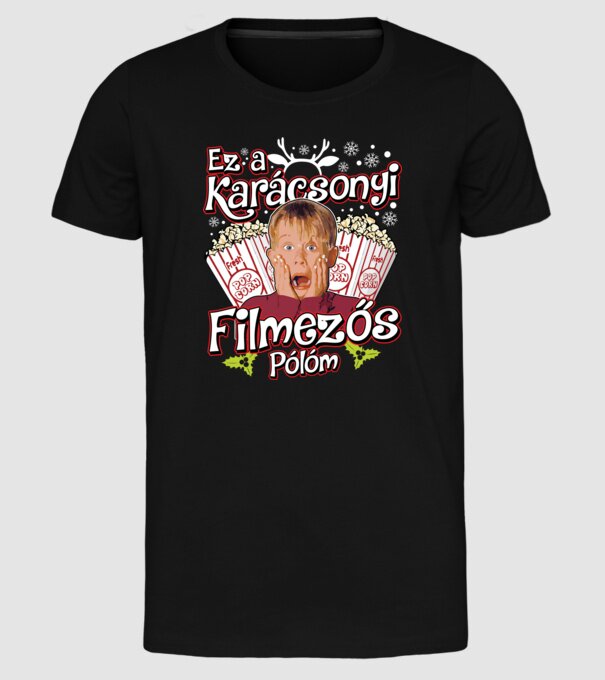  minta fekete pólón