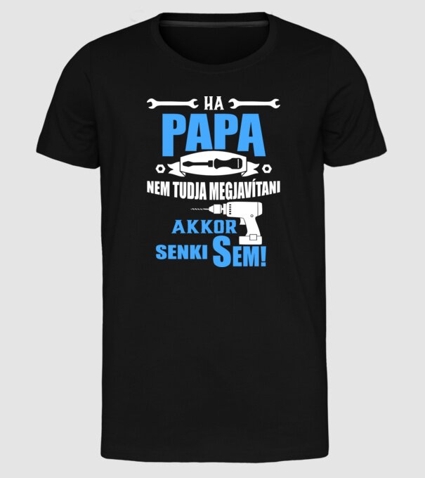  minta fekete pólón
