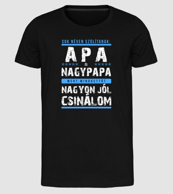  minta fekete pólón
