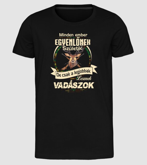  minta fekete pólón