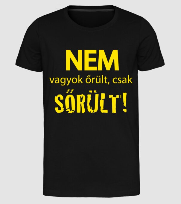  minta fekete pólón