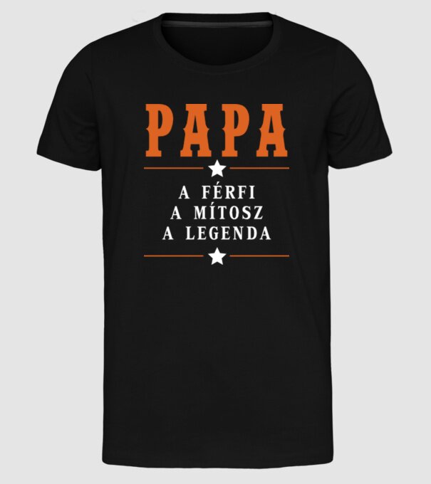 minta fekete pólón