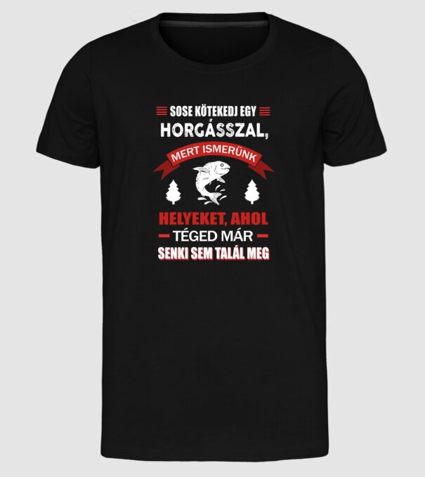  minta fekete pólón