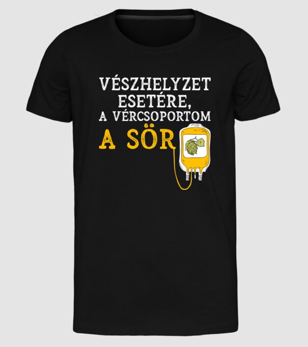  minta fekete pólón