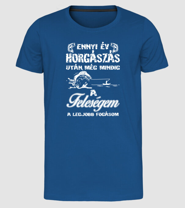  minta királykék pólón