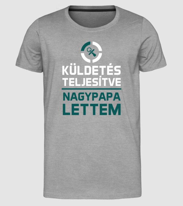  minta szürke pólón