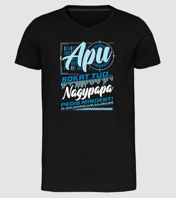  minta fekete pólón
