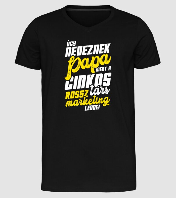  minta fekete pólón