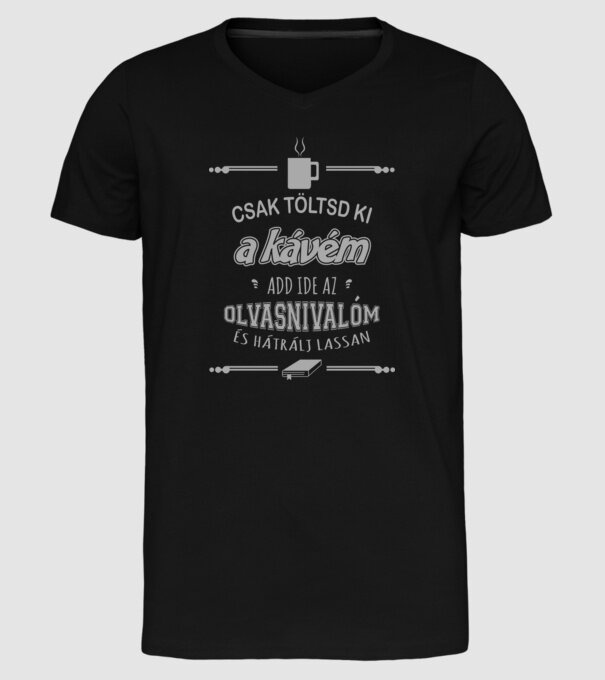  minta fekete pólón