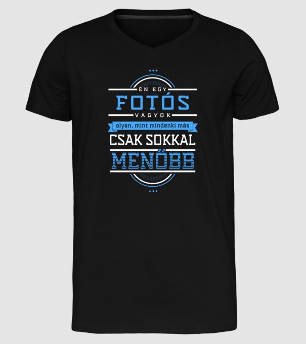 minta fekete pólón