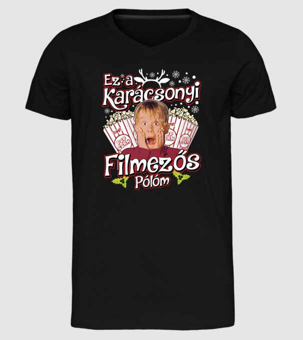  minta fekete pólón