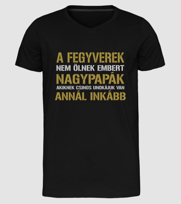  minta fekete pólón