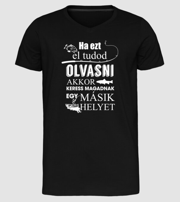  minta fekete pólón