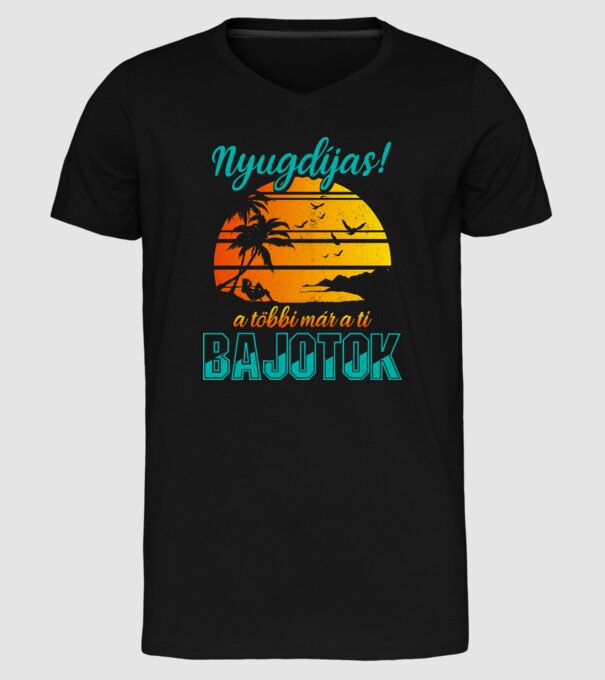  minta fekete pólón