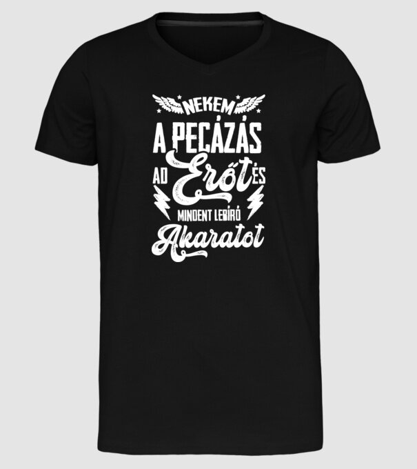  minta fekete pólón