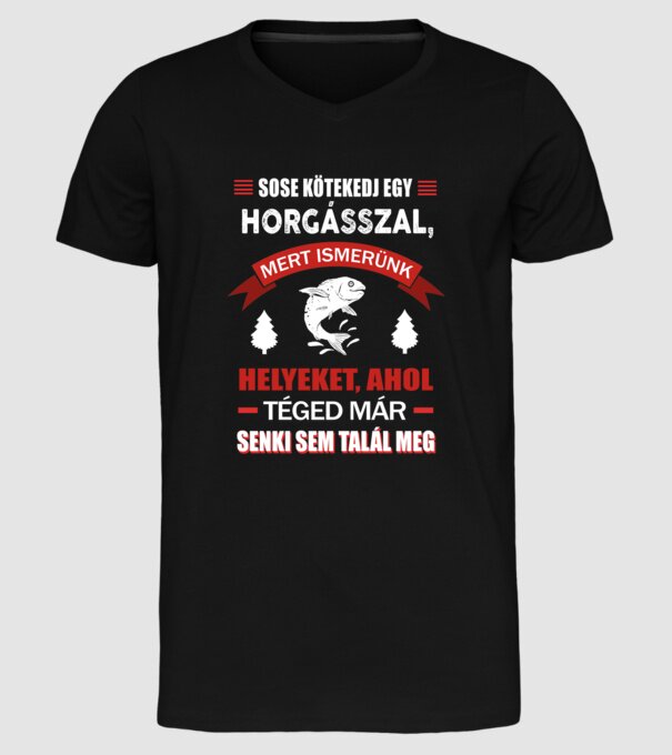  minta fekete pólón