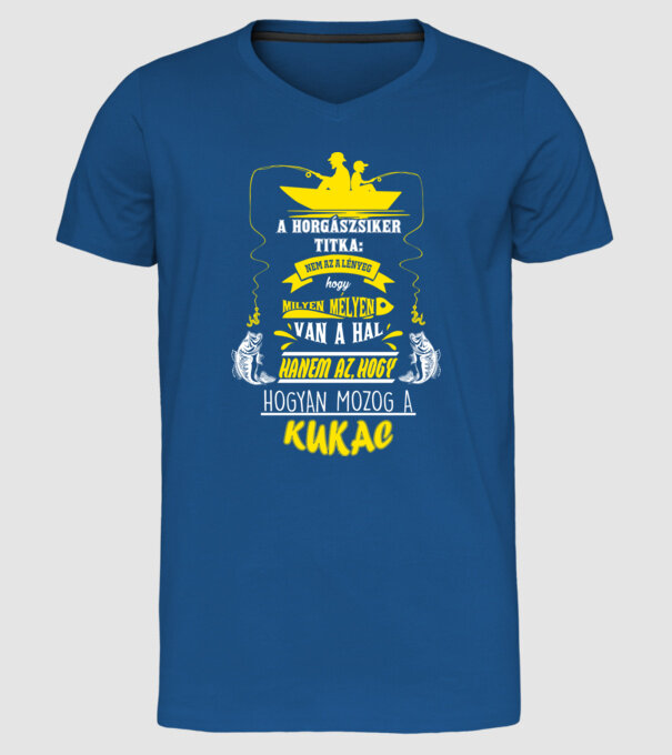  minta királykék pólón