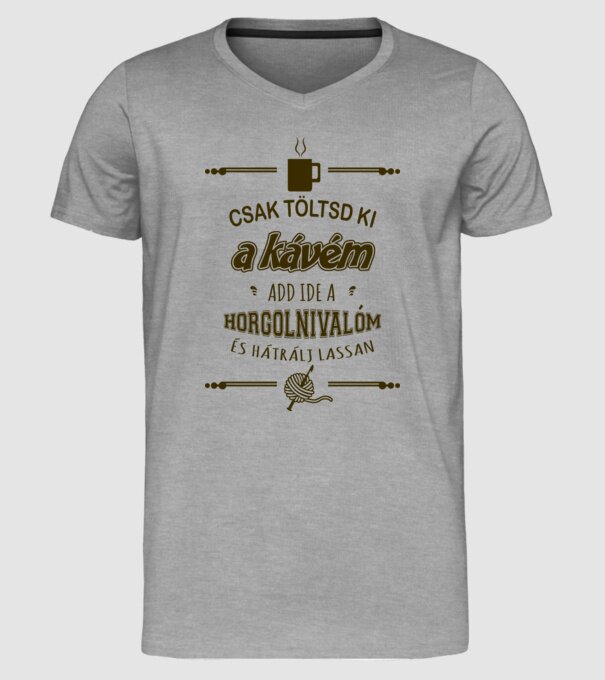  minta szürke pólón