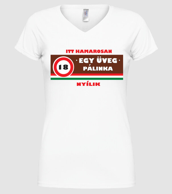  minta fehér pólón