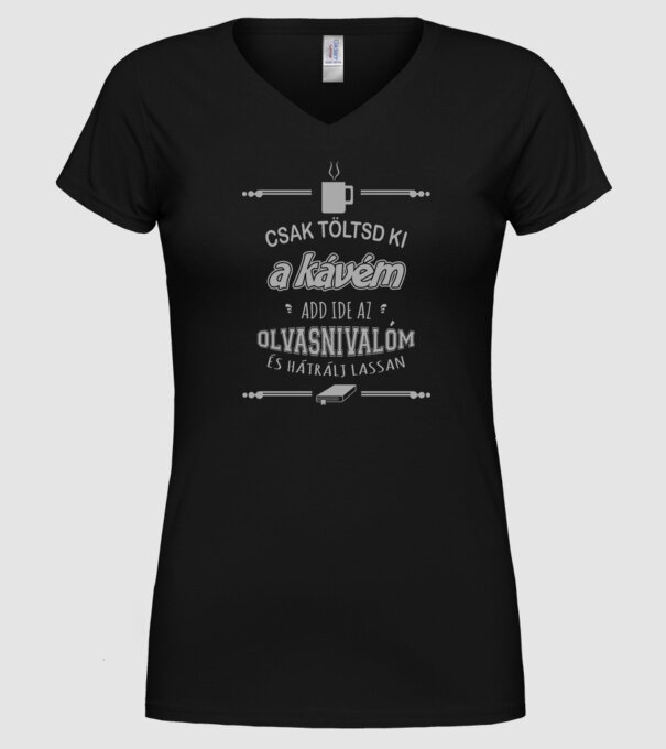 minta fekete pólón