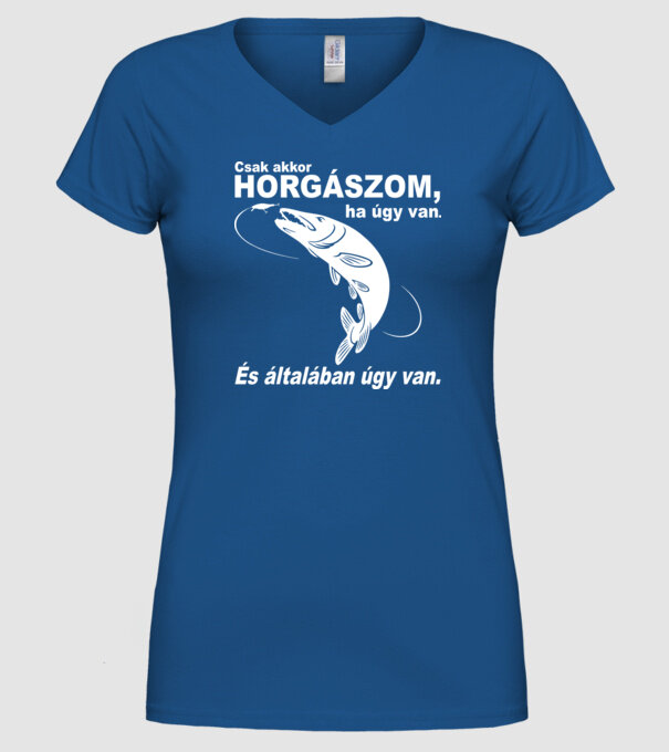  minta királykék pólón