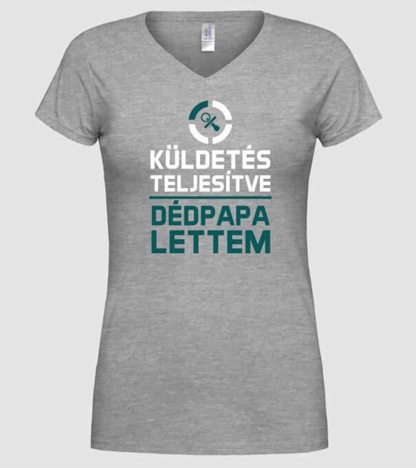  minta szürke pólón