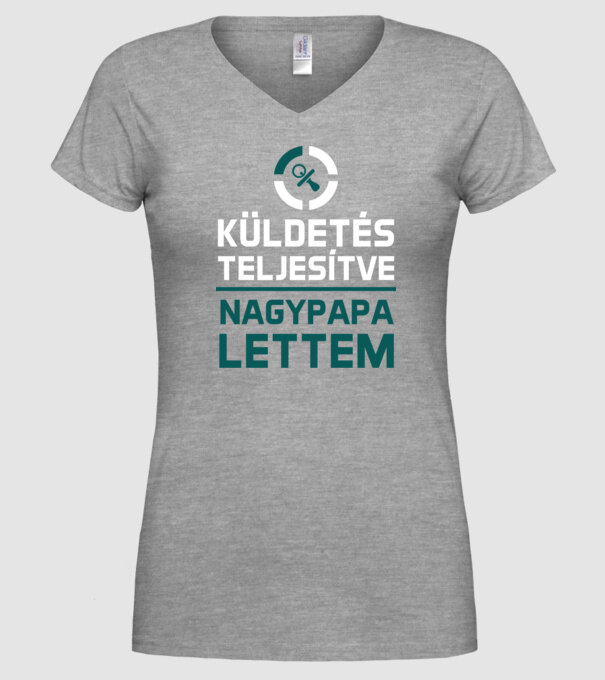  minta szürke pólón