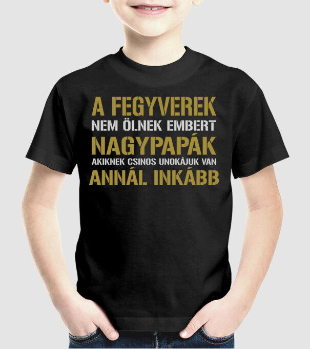  minta fekete pólón