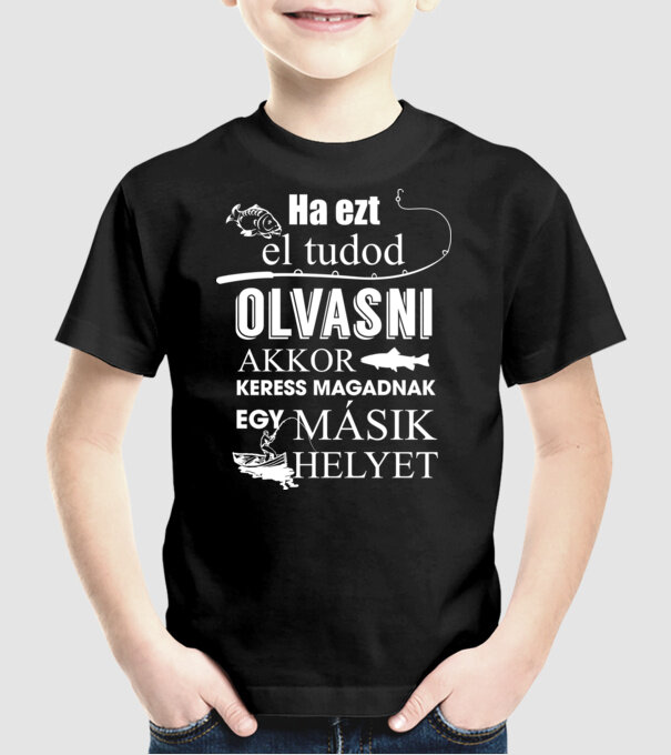  minta fekete pólón
