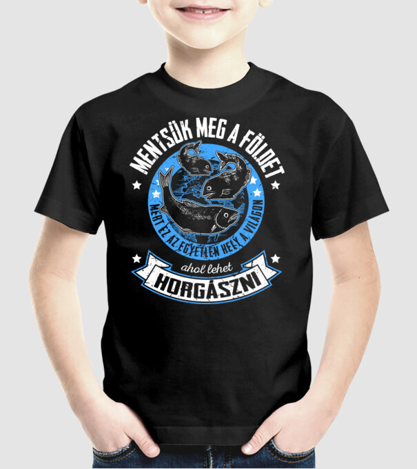  minta fekete pólón