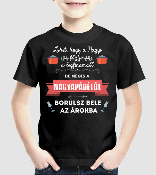  minta fekete pólón