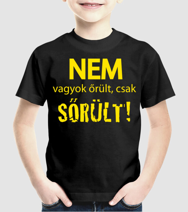  minta fekete pólón