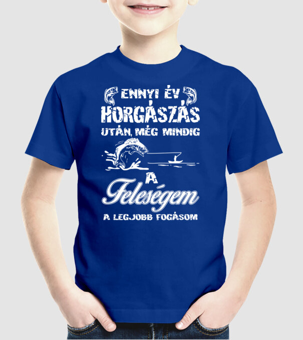  minta királykék pólón