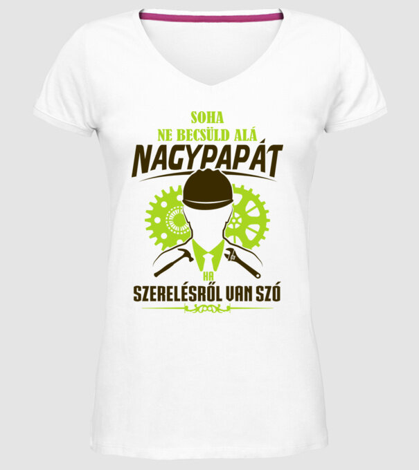  minta fehér pólón