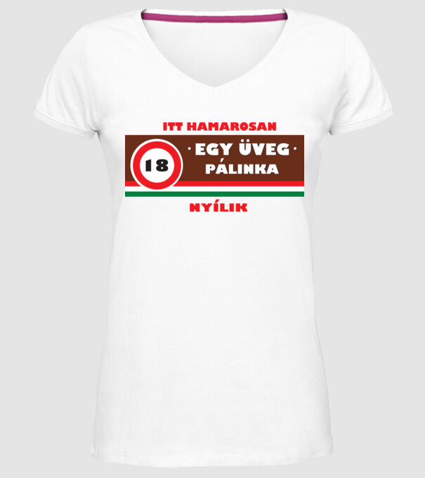 minta fehér pólón