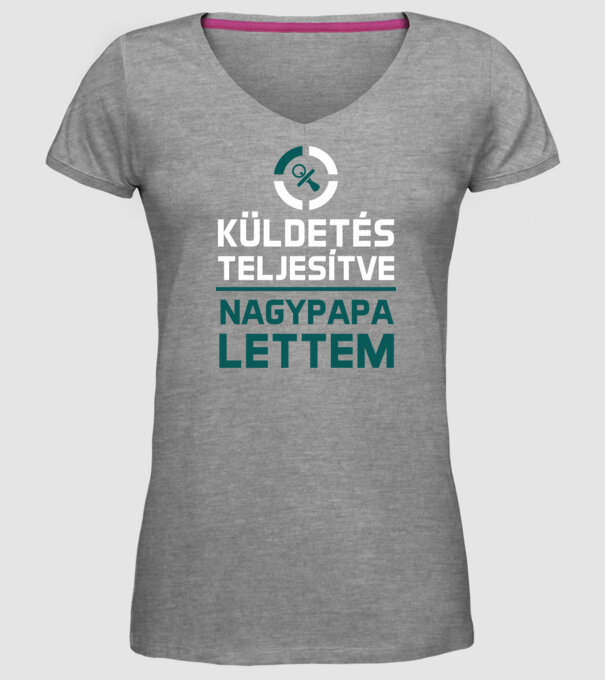  minta szürke pólón
