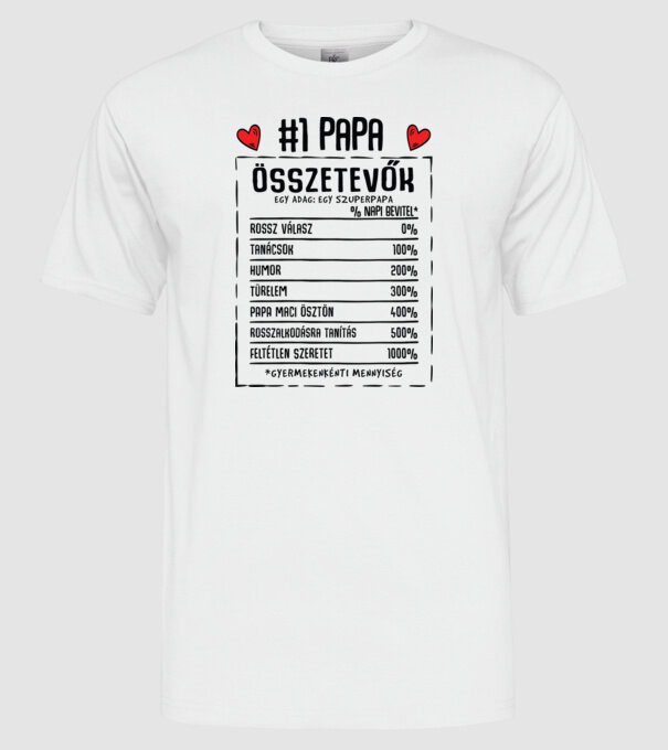  minta fehér pólón