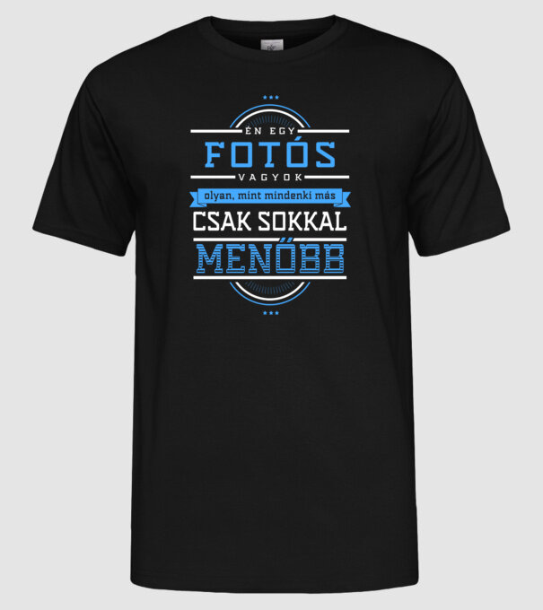  minta fekete pólón