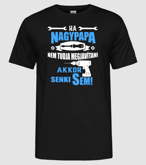  minta fekete pólón