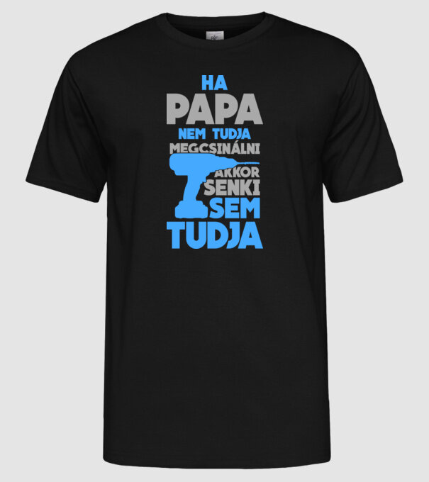  minta fekete pólón