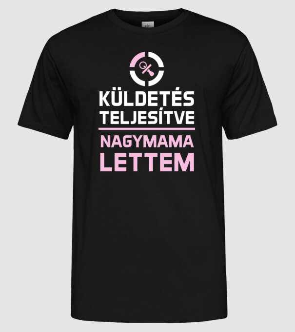  minta fekete pólón