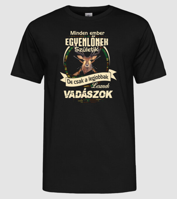  minta fekete pólón