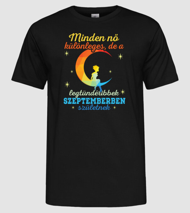  minta fekete pólón