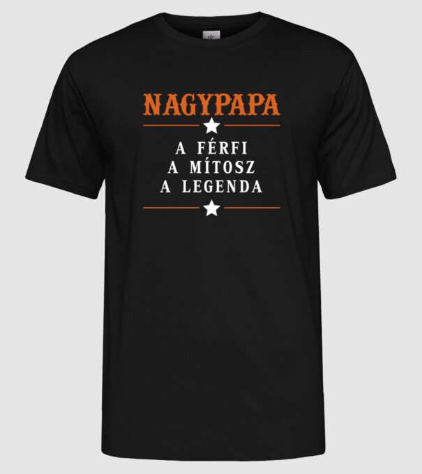  minta fekete pólón
