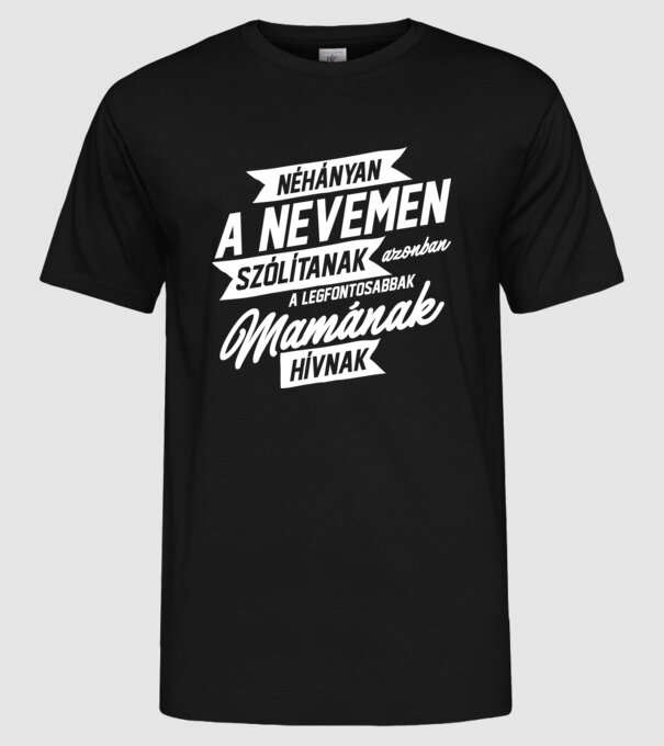  minta fekete pólón