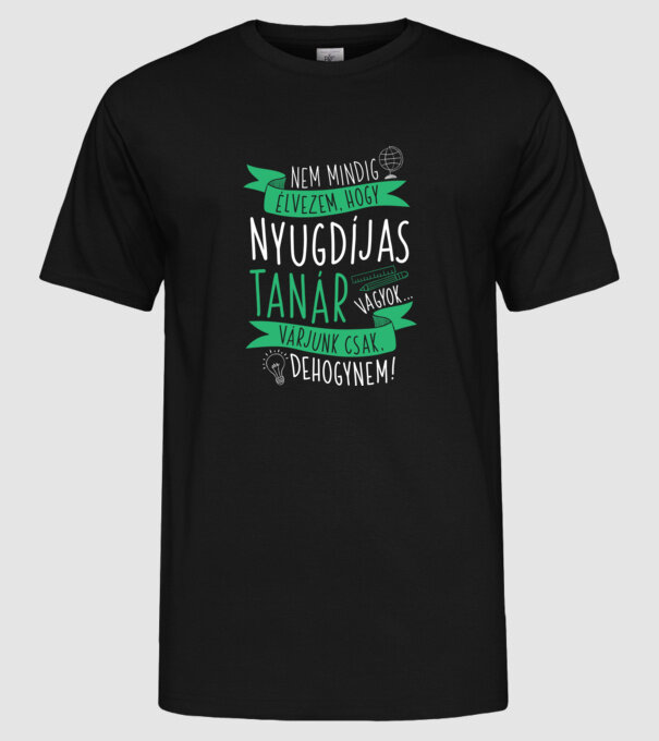  minta fekete pólón